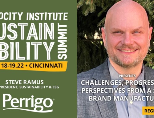 Steve Ramus VP Sustainability & ESG PERRIGO to present at Velocity Sustainability Summit