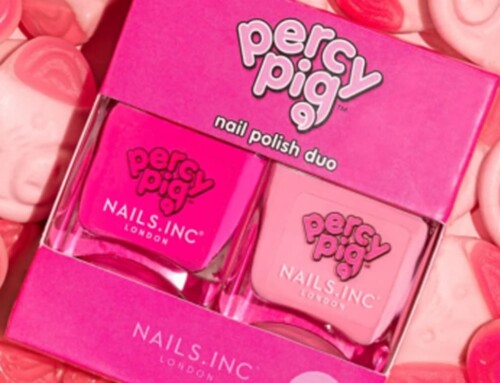 Marks & Spencer Collabs with Nails. INC on Percy Pig nail polish